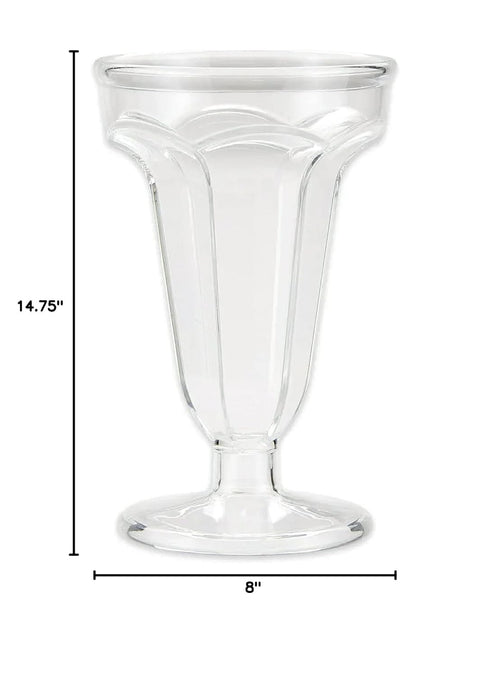 GET ICM-24-CL 5 (Set 12) G.E.T. BPA-Free Plastic Classic Ice Cream Sundae Serving Cups, Ounce, Clear
