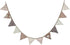 LOVENJOY Brown Floral Collection 100% Cotton Banner for Wedding Baby Shower Party Decoration
