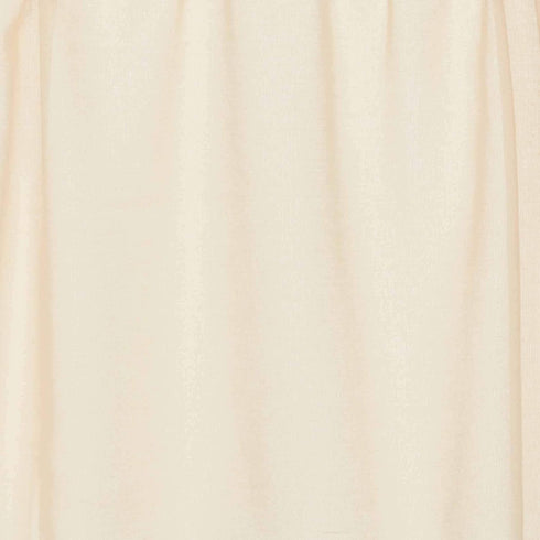 VHC Brands 16"x72" Natural Valance Kitchen Window Curtain with Rod Pocket