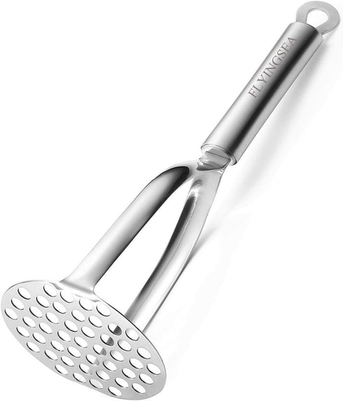 FLYINGSEA Professional Potato Masher - 18-8 Stainless Steel Vegetable Masher, Cooking and Kitchen Tools