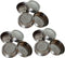 Replacement Lids for IKEA RAJTAN Glass Spice Jar 5 Oz (400.647.02), Stainless Steel Caps Lids Set of 12 Pieces by