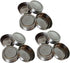 Replacement Lids for IKEA RAJTAN Glass Spice Jar 5 Oz (400.647.02), Stainless Steel Caps Lids Set of 12 Pieces by