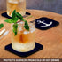 3dRose Navy Blue and White Nautical Anchor Design Soft Coasters, Set of 8