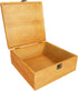 Wooden Box with Hinged Lid, Large Storage Container Keepsake Box for DIY Crafts, Jewelry, Home Storage