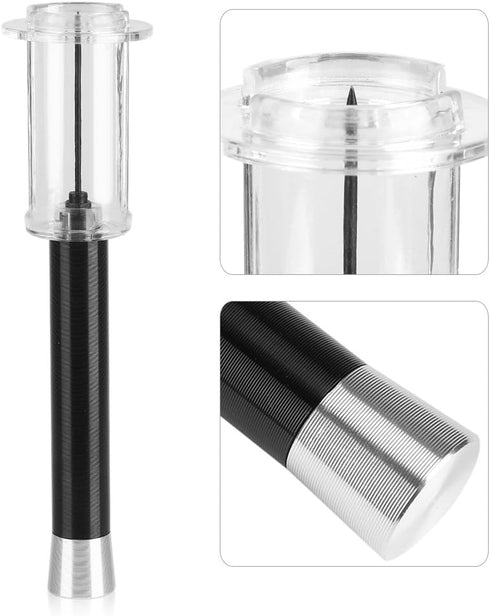 Cork Popper Electric Wine Opener, Easy Air Pump Pressure Cork Remover, Black