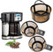 Reusable Coffee Basket Filter, 12 Cup Replacement Filters for Hamilton Beach 2-Way Brewer Coffee Maker, 2PCS