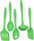 Chef Craft Premium Silicone Kitchen Tool and Utensil, 5 Piece Set, Green