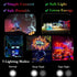 MaxLax EL Wire Orange, 9.8ft/3m Portable Battery Pack Neon Light Strip, 360° Cuttable Glowing Rope Lights for Parties