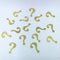 100 Counts Gold Glitter Question Mark Table Confetti for Gender Reveal Party Decorating