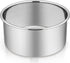 P&P CHEF 6 Inch Cake Pans Set, Round Stainless Steel Baking Pan for Birthday Wedding Cakes, Heavy Duty, Dishwasher Safe