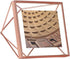 Umbra Prisma Picture Frame, 4 x 4 Photo Display for Desk or Wall, Copper