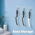 Hard Bristle Crevice Cleaning Brush, Thin Gap Cleaning Tool for Toilet, Bathroom, Kitchen, Bathtub, Sink, and Window (3