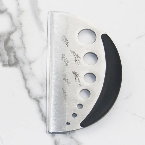 LXLVOUEG 2 1,Herb Lovers,1PCS,Black,Stainless Herb Stripper and Herb Cutter in Stripping Tool Herb Chopper Cilantro