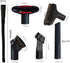Vacuum Attachments Accessories Kit, 1 1/4 inch Vacuum Cleaner Tools with Dusty Brush & Hose Adapter