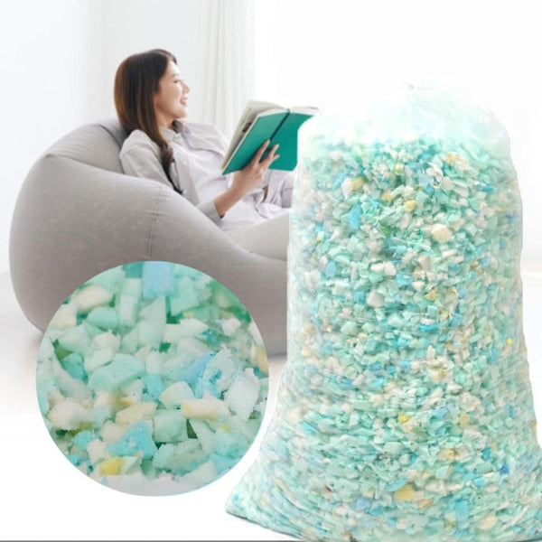 HDMLDP 5LBS Bean Bag Filler High Density Shredded Memory Foam Pillow Stuffing