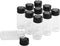 10ml Glass Spice Jars, 10 PCS Small Empty Containers for Seasoning Storage, Camping Sample Vials