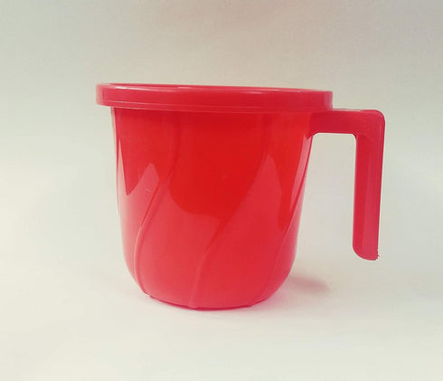Indian Plastic Mugs for Bathroom, Bath Accessory, 1 X Mug Bathing Mugs Dabba