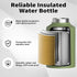48 Proof,64oz WATERSY Half Gallon Water Bottle Insulated(Cold for Hrs),BPA Free&Leak Stainless Steel Water