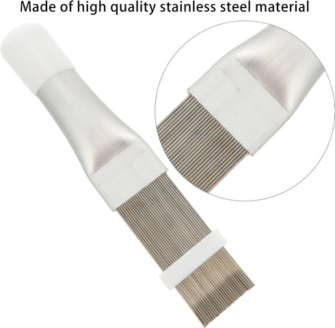 PRETYZOOM 4pcs Air Conditioner Fin Cleaning Set: AC Fin Comb and Condenser Fin Straightener Cleaner