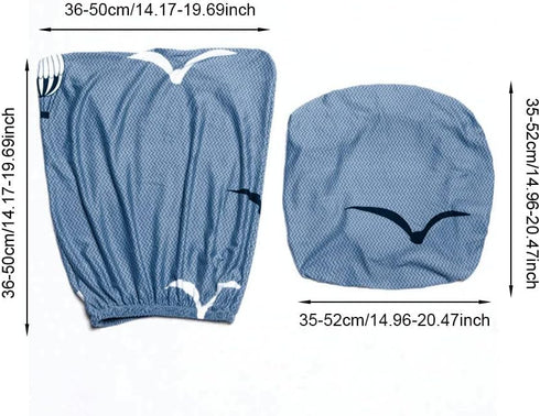 Office Chair Cover, Protective Computer Swivel Chair Cover, Stretchable Removable Design (Pink)
