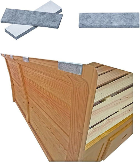 Aneaseit 32PCS Anti-Vibration and Soundproof Pads for Bed Frame, No More squeaking,