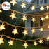 49.2ft 100 16ft 8 IP44 RaThun Warm White Star String Lights, LED with Extended Lead Wire & Remote, Modes, Waterproof