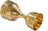 Engraved Brass Jigger Shot Glass - 30/60 ml Peg Measure