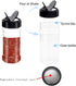 16 3.5oz PCS Plastic Seasoning Containers with Black Screw Lids to Pour or Shake,Portable Empty Clear Spice