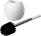 Bath Bliss Ceramic Dome Brush & Holder Set, Decorative, Modern, Freestanding, Heavy