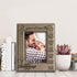BELLA BUSTA- 2 Years of Marriage, Engraved Leather Picture Frame, Second Anniversary Gift (5 x 7 Vertical)