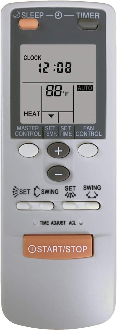 Replacement Air Conditioner Remote Control for Fujitsu Ar-jw1, Ar-jw11, Ar-jw13, Ar-jw17, Ar-jw19, Ar-jw2, Ar-jw27