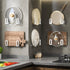 Self Adhesive Stainless Steel Pantry Organization Rack for Cutting Board Storage, Pot Lid Holder