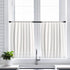 2 Pack Tension Curtain Rod - 15.7-28 Inch Adjustable Spring Loaded Rods for Windows, Black