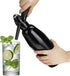1L 8 CO2 Soda Siphon, Carbonated Water Machine, Soda Maker, Portable Aluminium Sparkling Water Maker for Home Bar