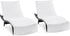 Arkwright Las Rayas Chaise Lounge Cover Towel with Pocket - Pack of
