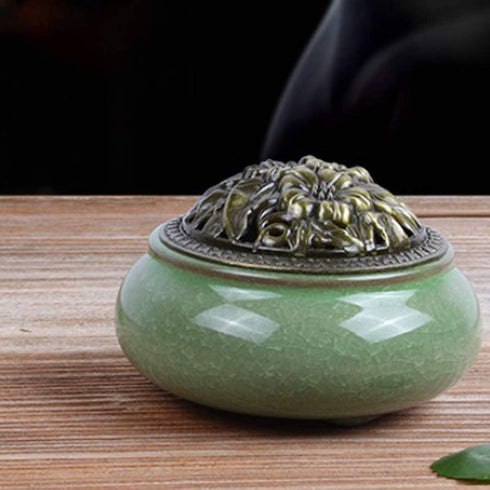 120pcs/box Natural Lavender Spiral Incense Coils, Buddhist Incense