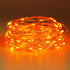 Twinkle Star 2 Pack Orange Halloween Fairy Lights, 66 ft 200 LED String Lights with Remote Control Timer