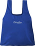 ChicoBag Original Compact Reusable Grocery Bag with Attached Pouch and Carabiner Clip - 4 Pack Blue