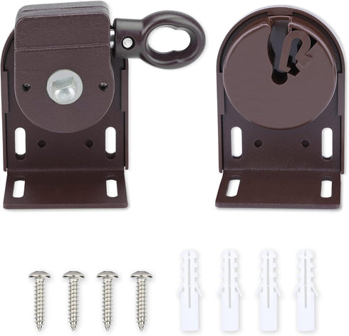 Shade Replacement Parts, Cordless Crank Kit, Roller Shade Mounting Brackets for Coolaroo Exterior Sun Shades, Outdoor
