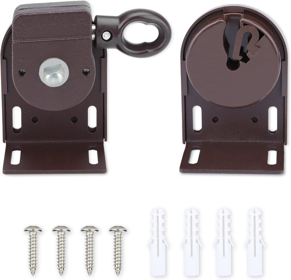 Shade Replacement Parts, Cordless Crank Kit, Roller Shade Mounting Brackets for Coolaroo Exterior Sun Shades, Outdoor