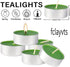 fclayvts 100 Pack 4 Scented Tealight Candles Hours, Spring Aromatherapy Candles for Votive Home, Wedding Holiday