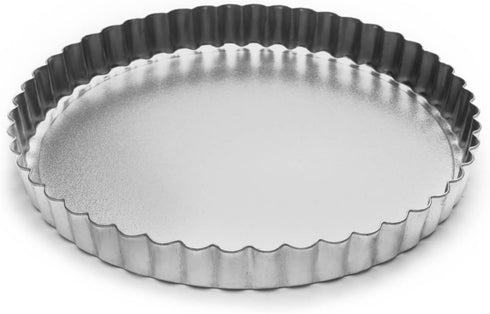 Fox Run Round Tartlet/Quiche Pan with Removable Bottom, 8-Inch, Tin-Plated Steel