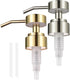Stainless Steel Soap Dispenser Pump for Hand Wash & Soap, Brushed Nickel Replacement for Bathroom & Kitchen