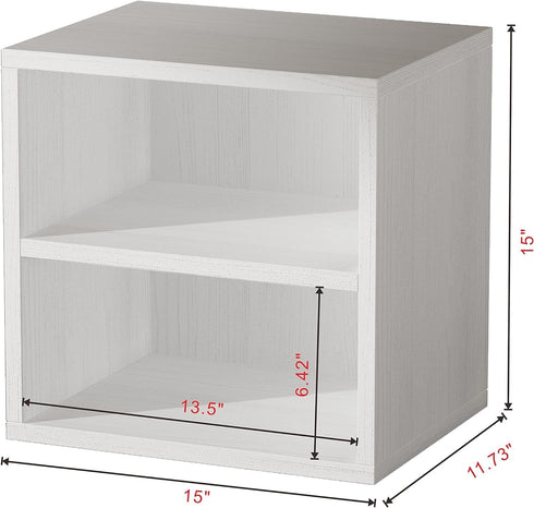 FUSUNBAO Magic DIY Cube Storage Organizer, Stackable Cubes for Home Books Clothes Toy, Modular Cubby Storage System