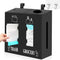 CMXZSAM 2 in 1 Trash Bag Dispenser and Grocery Bag Holder, Large Wooden