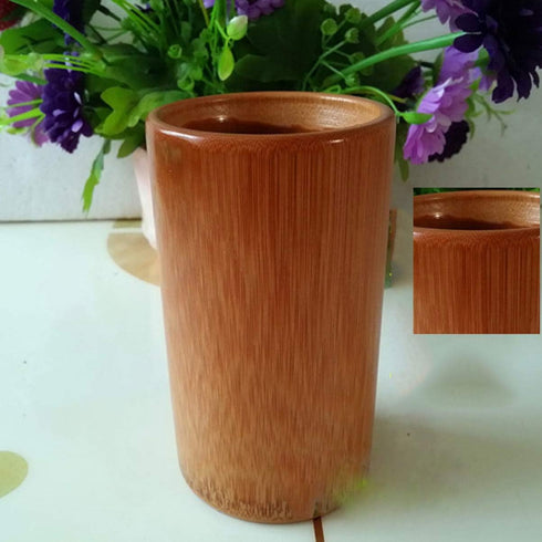 Yardwe Bamboo Utensil Holder, 1 PC Wooden Storage Organizer for Cooking Utensils, 15CM Kitchen Tool Holder