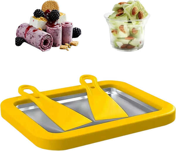 Ice Cream Roll Maker Rolled Ice Cream Machine, Sweet Spot Pan, Instant