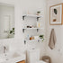 Set 6, 15.7in White(fs-40-w) SKYSEN Floating Shelves for Wall of Wood Wall Shelf for Decor, Bathroom, Bedroom, Storage