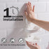 LEVERLOC Soap Dish Holder for Shower, Double Layer Suction Cup Wall Mounted, Waterproof Soap Sponge Holder