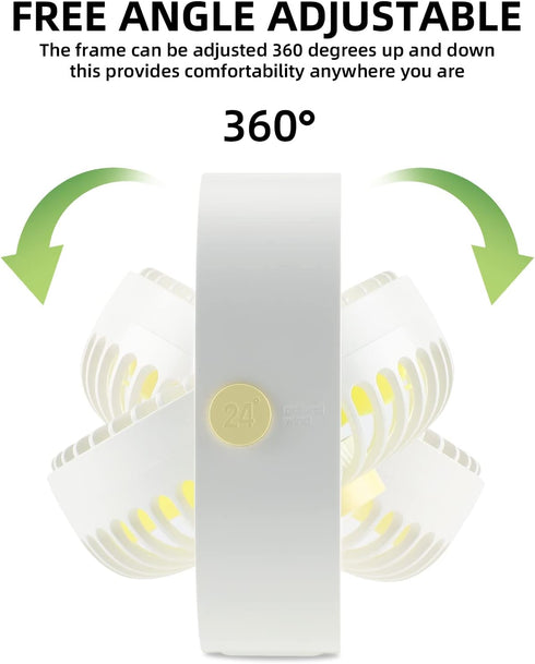 Portable Cooler Fan, Mini Desk Fan for Office Outdoor, Personal Table Air Cooler Fan(Not Air Conditioner) by VEEST
